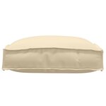 vidaXL Coussins Pallet pour Siège 2 Pièces Beige 40x40x8 cm Tissu Oxford