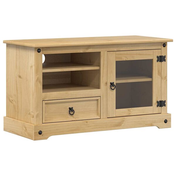 vidaXL Meuble TV Corona 100x45x58 cm bois de pin massif