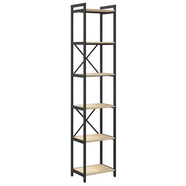 vidaXL Bibliothèque Chêne sonoma 40 x 30 x 188 cm Bois d'ingénierie