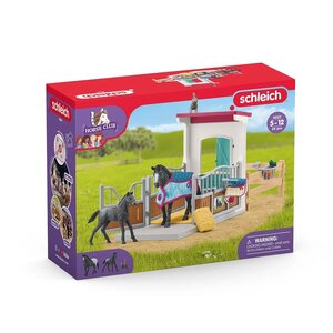 Schleich 42611 - Horse Club Box à cheval avec Jument et Poulain