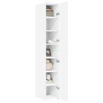 vidaXL Buffet haut blanc 30x42 5x185 cm bois d'ingénierie