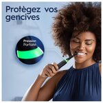 Brosses à Dents Électriques Noire et Bleue  2 Brossettes  1 Étui De Voyage