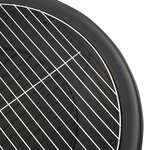 vidaXL Foyer et barbecue avec tisonnier 2 en 1 56x56x49 cm Acier