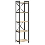 vidaXL Bibliothèque Chêne sonoma 40 x 30 x 153 cm Bois d'ingénierie