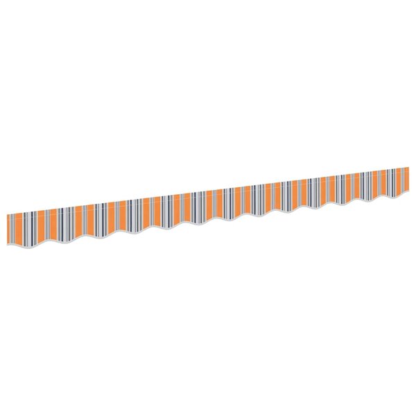 vidaXL Bande de auvent Multicolore 2.3 x 0.2 m Toile