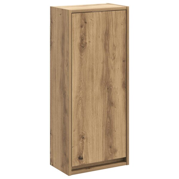 vidaXL Meuble de lavabo mural Chêne artisanal 35 x 20 x 81 cm
