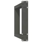 vidaXL Pieds de table console en U  2 pièces  anthracite  28 x (72-73) cm  acier