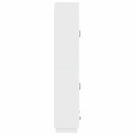 vidaXL Ensemble de Meubles 2 Pièces Blanc brillant Bois d'ingénierie