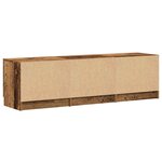 vidaXL Meuble TV vieux bois 140x35x40 cm bois d'ingénierie