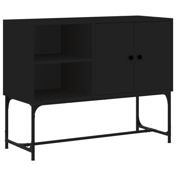 vidaXL Buffet noir 100x40x79 5 cm bois d'ingénierie