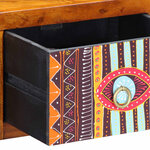 vidaXL Cabinet de chevet Marron 35 x 30 x 22 cm Bois d'acacia massif