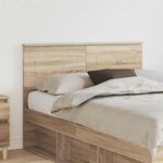 vidaXL Tête de lit Chêne Sonoma 120 cm Bois d'ingénierie