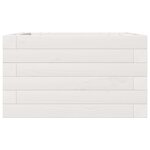 vidaXL Jardinière blanc 40x40x23 cm bois de pin massif