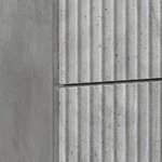 vidaXL Cabinet de chevet avec tiroir Gris béton 62 x 34 5 x 47 5 cm