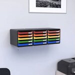 Exacompta Set de tiroirs de bureau Plus Big-Box Ecoblack et 5 tiroirs