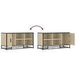 vidaXL Banc à chaussures chêne sonoma bois d'ingénierie et métal