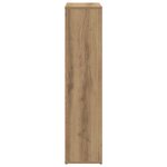 vidaXL Bibliothèque chêne artisanal 50x25x104 cm