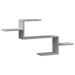 vidaXL Étagère murale sonoma gris 104x15x49 cm bois ingénierie