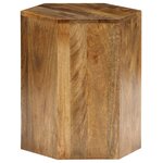 Vidaxl tables basses 3 pièces bois de manguier massif