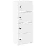 vidaXL Bibliothèque blanc 40x24x102 cm bois d'ingénierie