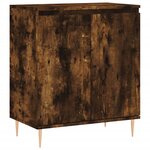 vidaXL Buffet Chêne fumé 60x35x70 cm Bois d'ingénierie