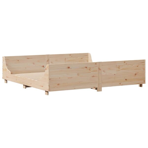 vidaXL Cadre de lit sans matelas 180x200 cm bois massif de pin