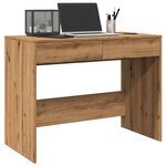 vidaXL Bureau chêne artisanal 101x50x76 5 cm bois d'ingénierie
