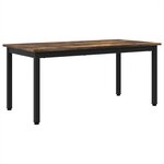 vidaXL Table basse Chêne Fumé 100 x 50 x 45 cm Bois d'ingénierie