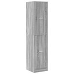 vidaXL Armoire apothicaire sonoma gris 40x41x174 5cm bois d'ingénierie