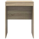 vidaXL Bureau Chêne sonoma 60 x 50 x 76 cm Bois d'ingénierie