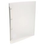 Classeur 4 Anneaux 15 Mm Polypropylène Chromaline - A4 - Incolore - Exacompta