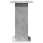 vidaXL Table de bar avec rangement gris béton bois d'ingénierie
