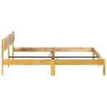vidaXL Cadre de lit sans matelas bois de manguier massif 200 cm