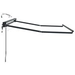 vidaXL Cadre de store électrique avec LED Anthracite 3 5 x 2 5 m