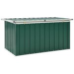 vidaXL Boîte de rangement de jardin Vert 129x67x65 cm