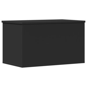 vidaXL Boîte de rangement noir 60x35x35 cm bois d'ingénierie