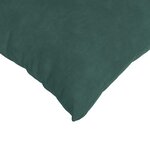 vidaXL Coussins de canapé 2 Pièces Vert foncé 50 x 30 cm