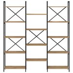 vidaXL Étagère chêne artisanal 156 x 25 x 167.5 cm Bois d'ingénierie