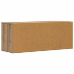 vidaXL Meuble TV Chêne artisanal 100 x 35 x 40 cm Bois d'ingénierie