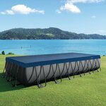 INTEX Couverture de piscine 732 x 366 cm Rectangulaire PVC  PET