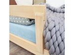 Lit cabane enfant en bois massif Gris - 120 x 200 cm