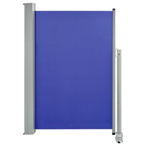vidaXL Auvent latéral rétractable de patio 120x300 cm Bleu