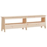 vidaXL Banc d'entrée 160x28x45 cm bois de pin massif