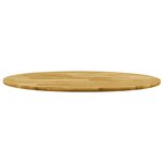vidaXL Dessus de table Bois de chêne massif Rond 23 mm 700 mm