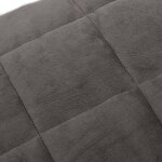 vidaXL Couverture lestée Gris 200x220 cm 13 kg Tissu