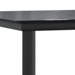 vidaXL Ensemble à manger jardin coussins 7Pièces marron poly rotin verre