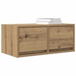 vidaXL Meuble TV chêne artisanal 60x31x25 5 cm bois d'ingénierie