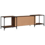 vidaXL Meuble TV chêne marron 203x37x50 cm bois d'ingénierie