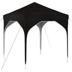 vidaXL Tente de fête pop-up 194 x 194 x 245 cm Noir