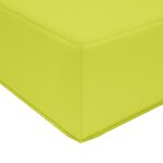 vidaXL Coussin de canapé d'extérieur Vert 60 x 60 x 8 cm Polyester